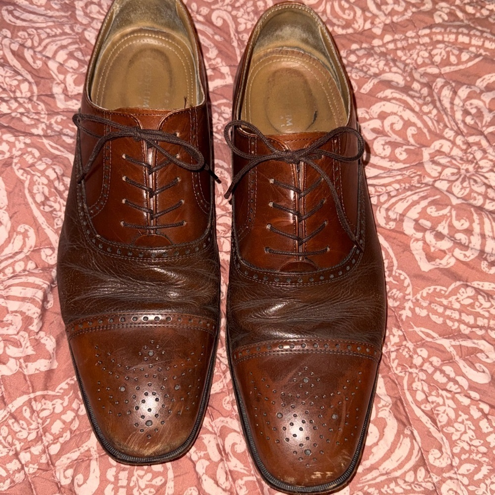 Florsheim Dark Brown Leather Oxfords